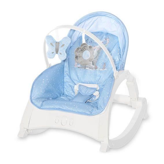 Transat Balancelle electrique pour bébé ENJOY Lorelli bleu