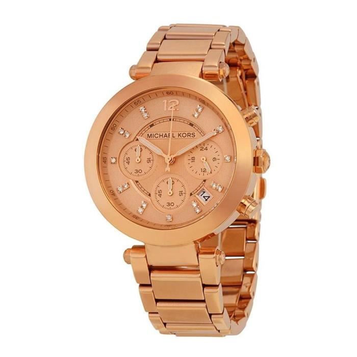 Montre à Quartz Femme SmithKlein Beecham - Bracelet Cuir Véritable Couleur Or - Occasion