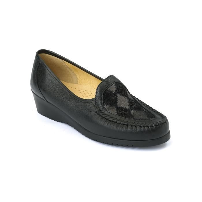 Mocassins à Glands MORESCHI Italie – Taille 42, Cuir Souple Noir, Occasion Très Bon état