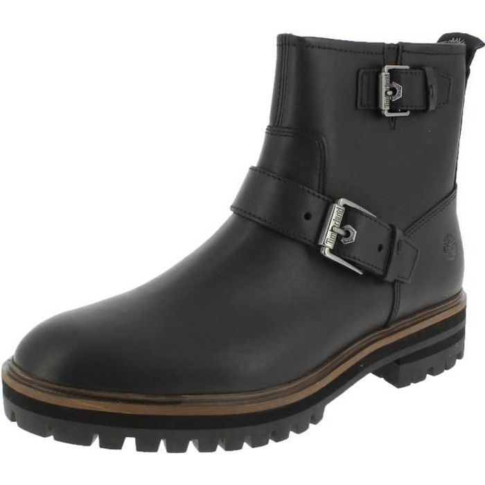Bottes Timberland London Square Chukka pour femme en cuir noir avec fermeture eclair TB0A23JY015 Cdiscount Chaussures