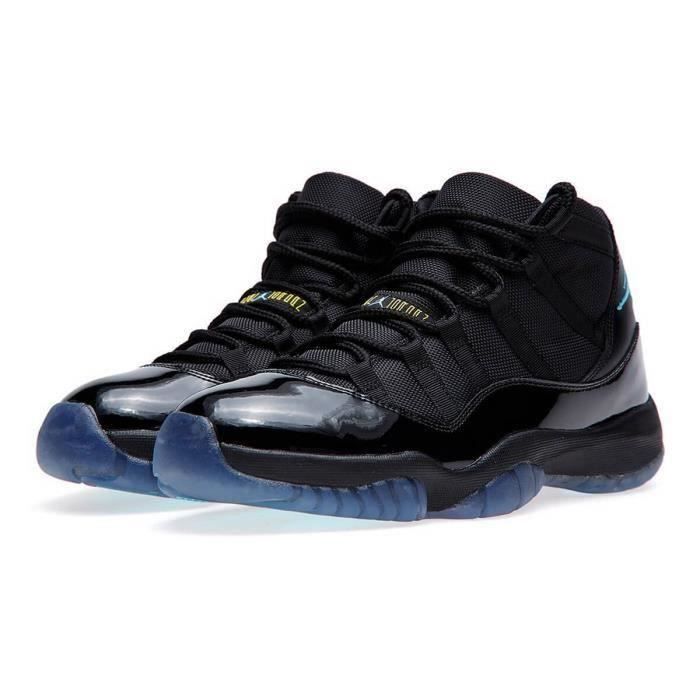 Nike Air Jordan 11 Retro Gamma Blue Chaussures de Basket Jordan XI Pas Cher  pour Homme Femme Noir - Cdiscount Chaussures