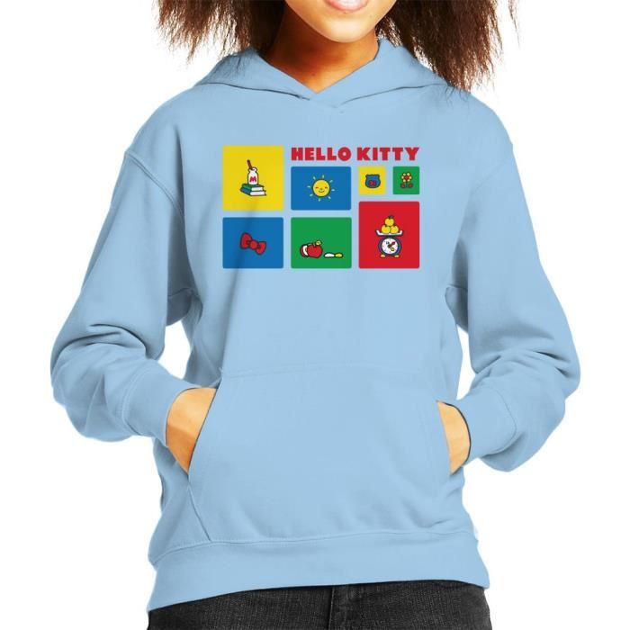 Sweat Hello Kitty Capuche Zippé Vintage 2007 – Robo Kitty – Taille Medium