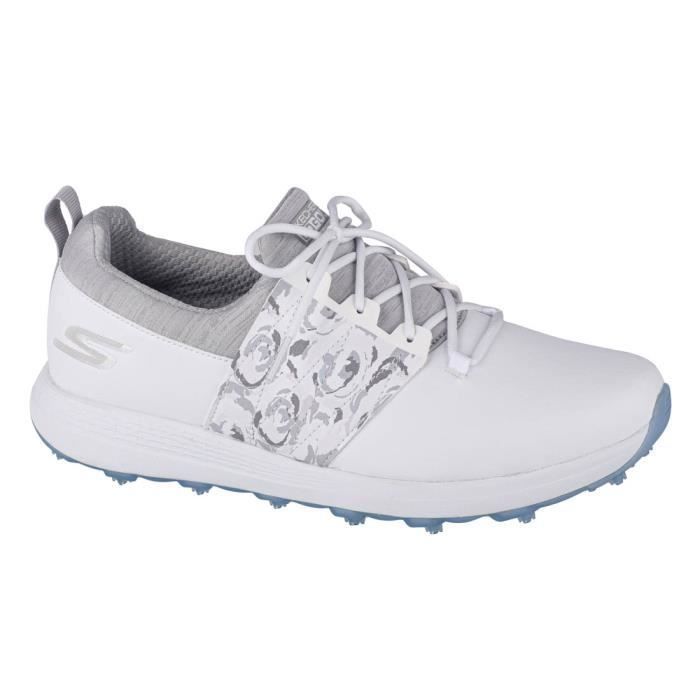 skechers go golf max-lag, femme, chaussures de golf, blanc