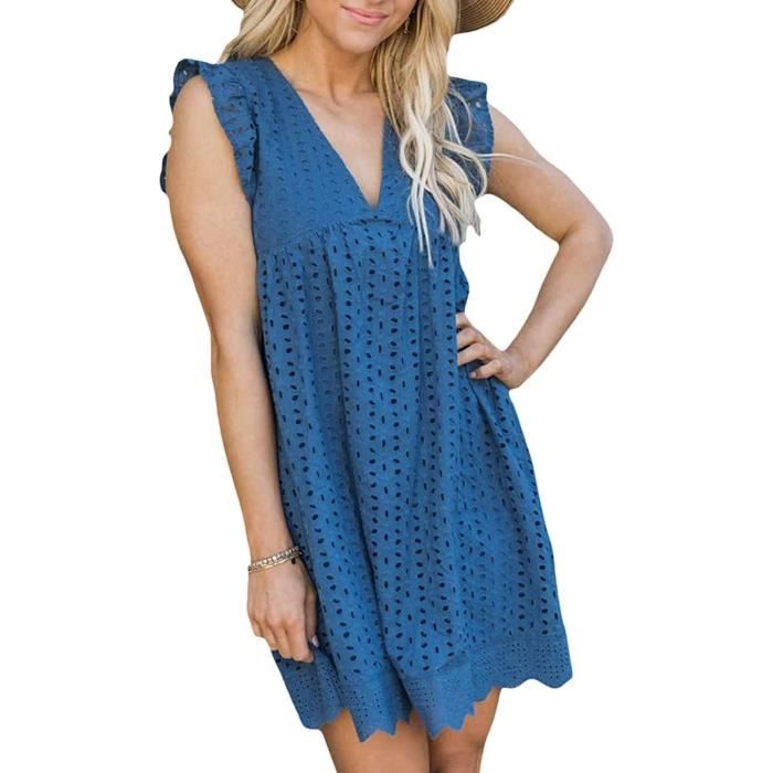 Robe d'Été avec Short Intégré et Poches Pratiques