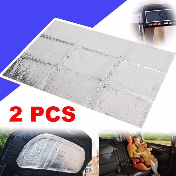 Tapis De Protection Thermique Capot Voiture 20mm - Isolation Anti-Bruit Mousse - 100x50cm