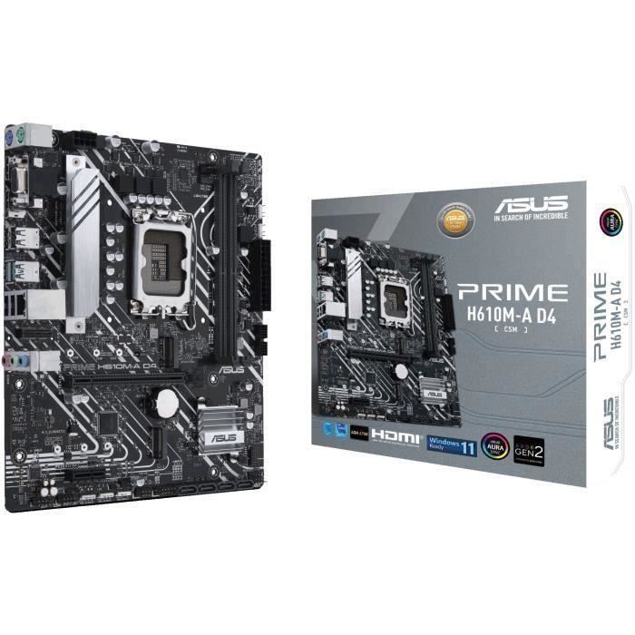Asus PRIME H610M A D4 CSM - vue 6