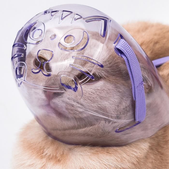 Comparer les prix de Muselière transparente pour chat - OMABETA - Anti-morsure - Respirante - Ajustable - Confortable