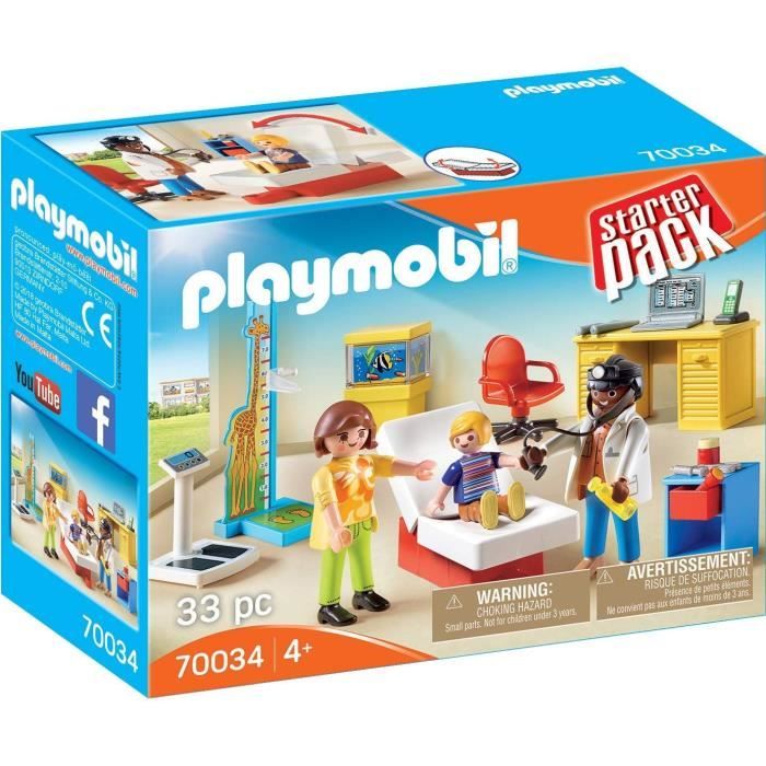 Playmobil City Life L Hopital Starterpack Cabinet De Pediatre Nouveaute Achat Vente Univers Miniature Cdiscount