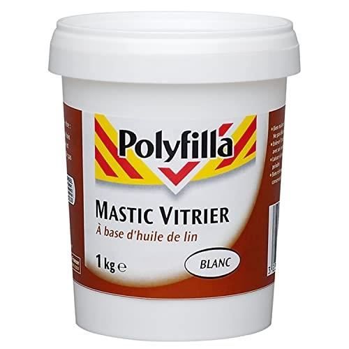 POLYFILLA MASTIC VITRIER À BASE D'HUILE DE LIN FIXATION DES VITRES A