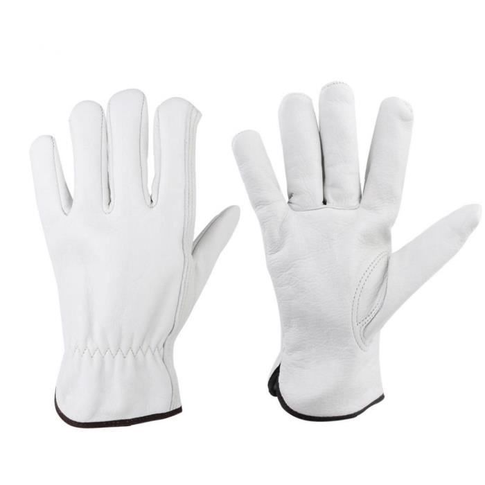Work Gloves Gants de jardinage Cuir Travail Heavy Duty Sécurité industrielle pour la mécanique