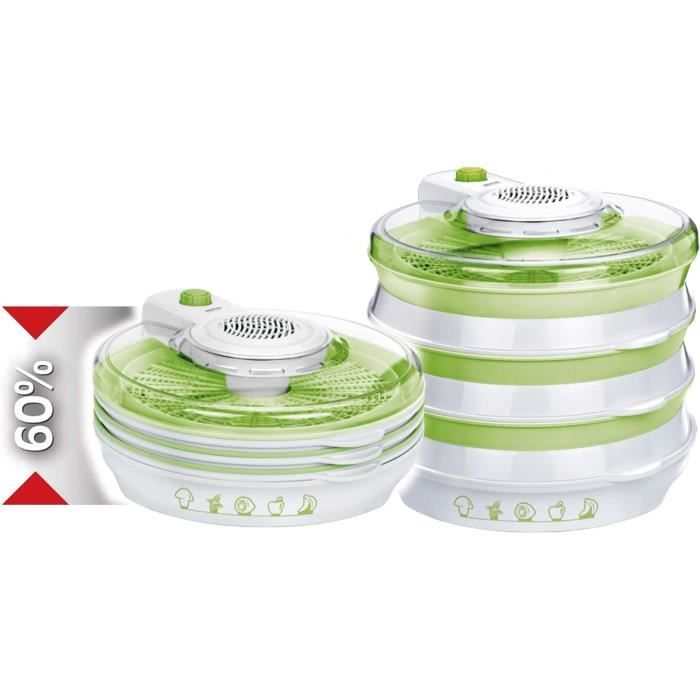 MPM MSG-01 Déshydrateur électrique, 5 Plateaux Extensibles De 28 Cm 250w Blanc Blanc 18015050 MPM MSG-01 Déshydrateur électrique, 5 Plateaux Extensibles De 28 Cm 250w Blanc Blanc 18015050