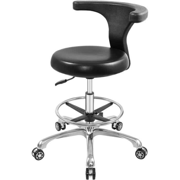 Master Massage Tabouret de travail pivotant à roulettes - Pour cosmétiques et café