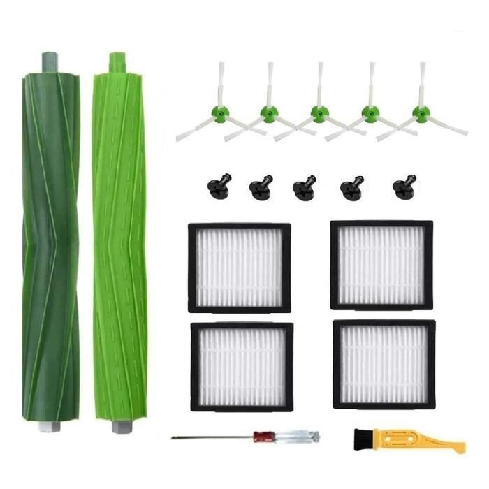 Lot De 4 Pneus Pour IRobot Roomba - Diamètre 6 Cm, Caoutchouc Antidérapant - Compatible Séries 500, 600, 700, 800, 900, E, I, S