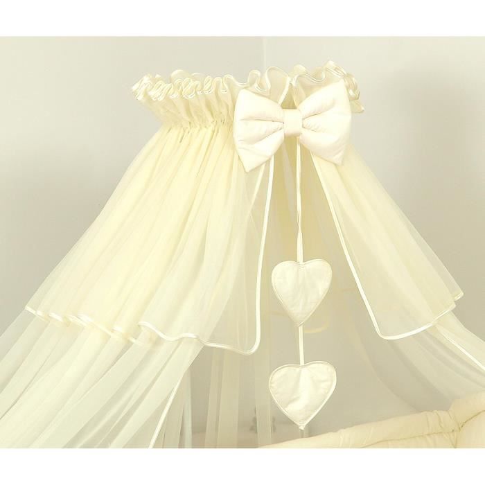 Baldacchino Zanzariera Per Lettino - 480x150cm Grigio A Punti - Decorativo E Antizanzare - Foto 8