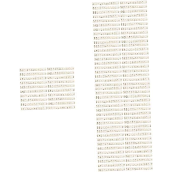 MAGICLULU 100 Pièces Étiquettes De Prix Étiquettes Cubes Affichage Du
