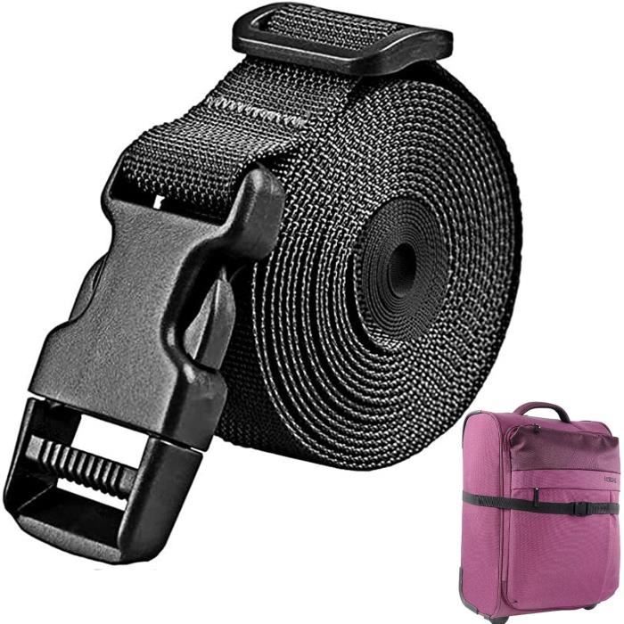 4 Sangles à Cliquet 3M Polyester - 25mm Large, Réglables Pour Arrimage Bagages Et Transport