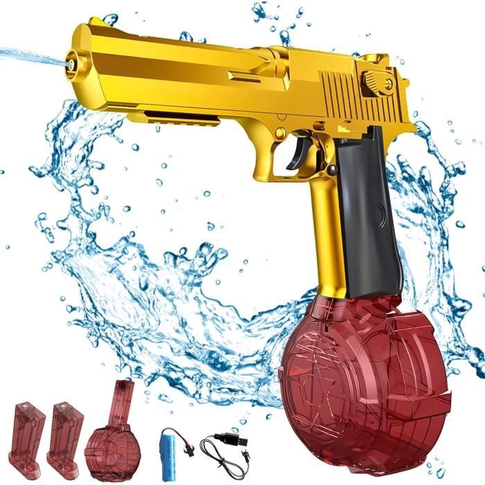 Pistolet à Eau électrique, 434CC + 2 * 58CC Puissant Pistolet à Eau, Pistolet à