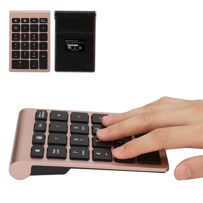 Clavier numérique – TBEST – BT304 – Sans fil – 22 touches – Compatible Bluetooth 5.0