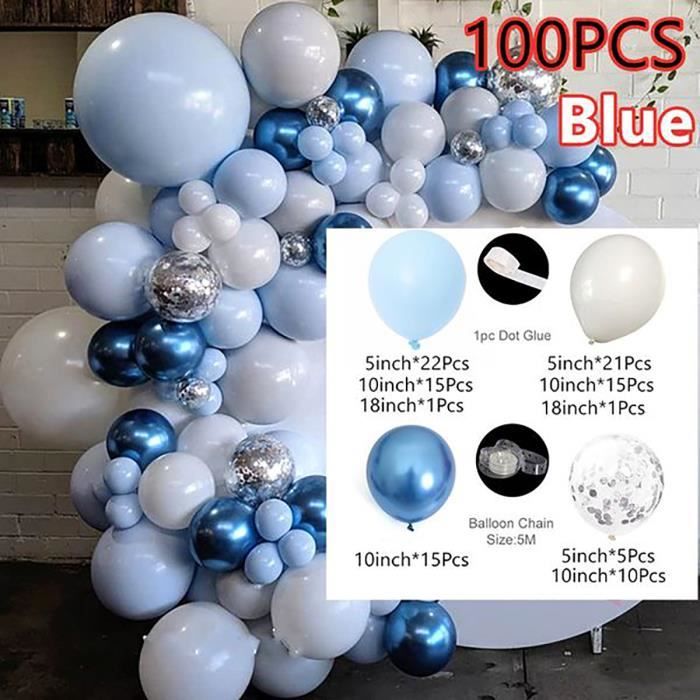 Tempsa 100pcs Ballon Guirlande Pastel Kit Arc Decoration Pour Fete Anniversaire Mariage Blanc Achat Vente Ballon Decoratif Prolongation Soldes Cdiscount