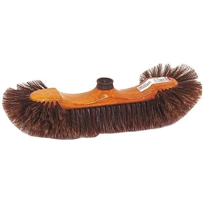 THOMAS Balai 1/2 tête intérieur - Brosse en soie de Chine marron S/63