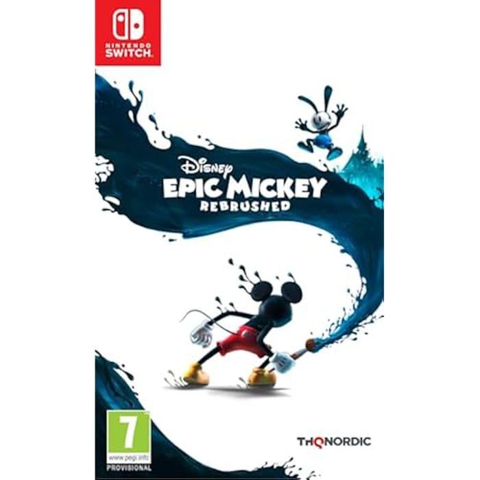 Jeu vidéo - Disney - Epic Mickey: Rebrushed - Nintendo Switch - Aventure - PEGI 7+