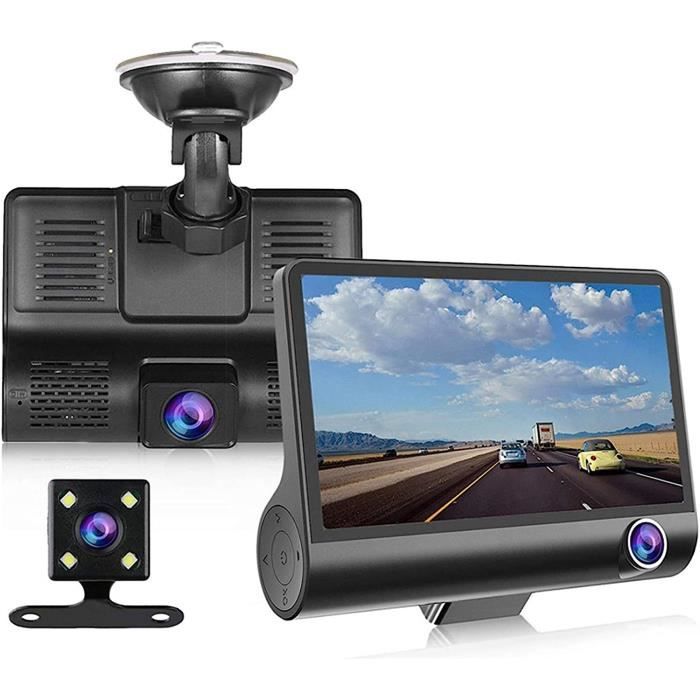 Caméra Embarquée Voiture 1080P Fhd,3" Caméra De Voiture Grand Angle De