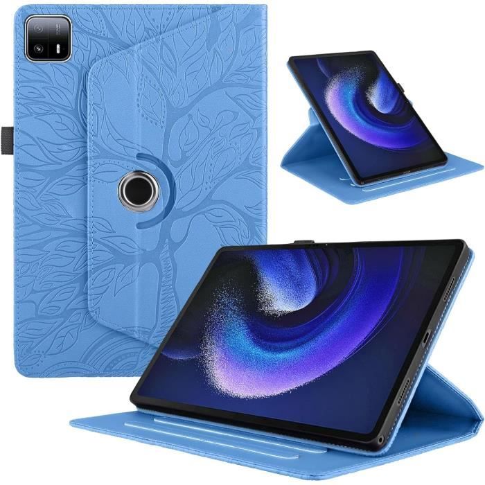 Etui Coque Noir Pour Xiaomi Xiaomi Redmi Pad 2 4G 11 Pouces Rotatif 360 Degrés - Housse Protection Pochette Case Cover Noire - Informatique
