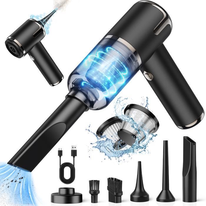 InJolly Aspirateur Main sans Fil USB Rechargeable, 7000PA Aspirateur