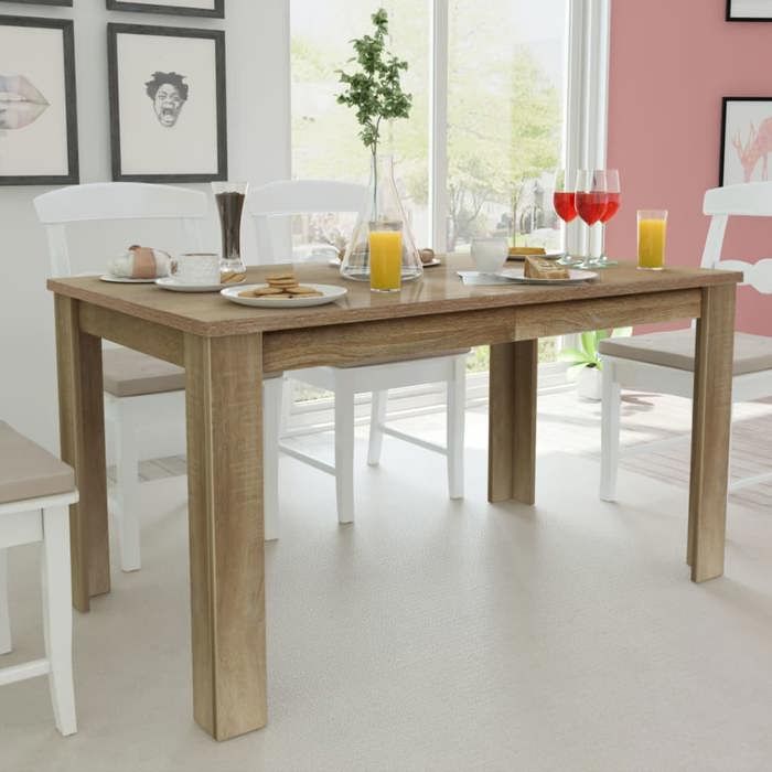 vidaXL Bureau d'angle étagères chêne Bois d'ingénierie