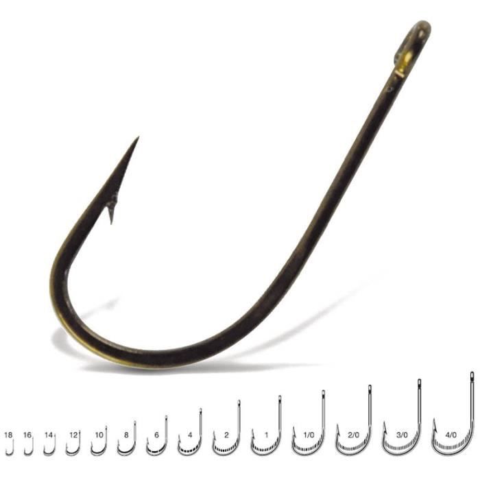 Lot De 50 Hameçons Triples Acier Carbone - Taille 2/4/6/8/10 - Pour Pêche Eau Douce Et Mer