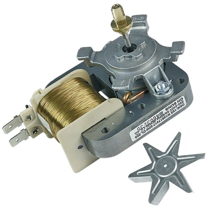 Moteur Ventilateur - WHIRLPOOL - Four - Gris - 94x80 mm