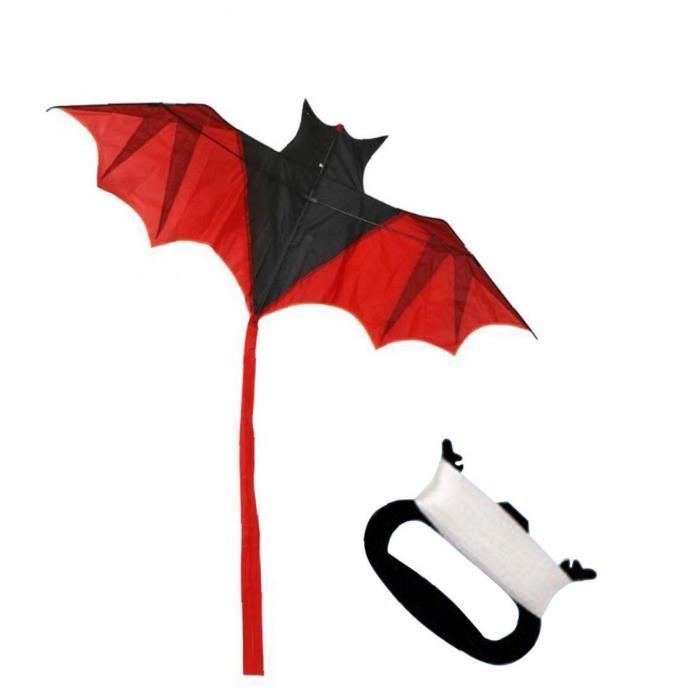 Cerf-Volant Delta Rocket – Queue Rayée 138 Cm – Enfant Adulte – Facile à Voler – Plage Ou Parc