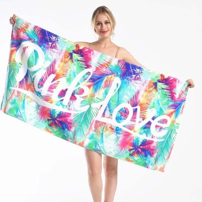 Serviette de plage lol cœur 90cm / 115cm : Achat occasion | Peignoirs et capes de bain Rose Neuf, avec étiquette