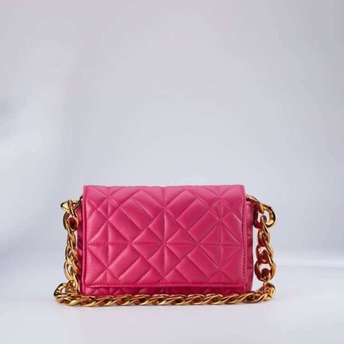 LL18663-SAC A MAIN,Sac ?� main matelass?� avec cha?�ne ?�paisse pour femmes. sacs ?� bandouli?�re de 
