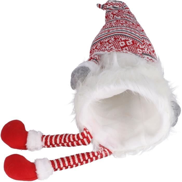2 Gnomes De Noël En Peluche - Déco D'intérieur Festive, 26 Cm, Parfaits Pour Table Ou Sapin