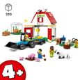 LEGO 60346 City La Grange et les Animaux de la Ferme, Figurines Mouton et Vache, Jouet Tracteur avec Remorque, Enfants Dès 4 Ans-1