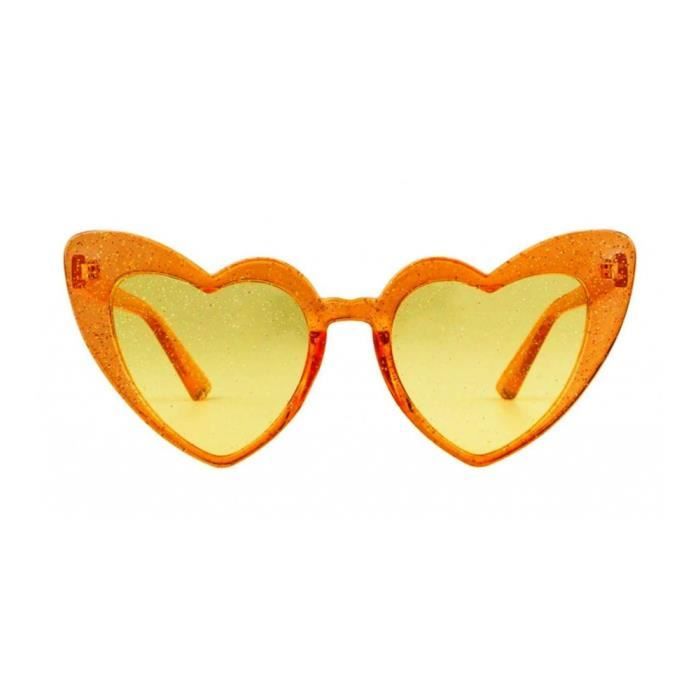 Lunettes De Soleil Cœur Vintage - Lot De 10 - Accessoire Déguisement Fête, Mariage, EVJF
