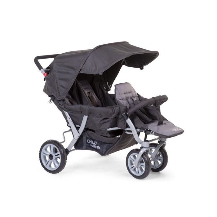 CHILDWHEELS Poussette pour triplés Anthracite CWTRIP - Cdiscount  Puériculture & Eveil bébé