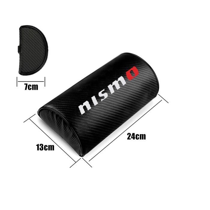 Lot De 2 Coussins Soutien Nuque Voiture – Appui-Tête Ergonomique Réglable En Hauteur, Noir, Soulage Douleurs Cervicales