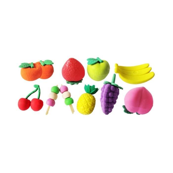Gommes à crayon en caoutchouc style fruits, 1 pièce, beaux gels,  fournitures scolaires pour étudiants - AliExpress