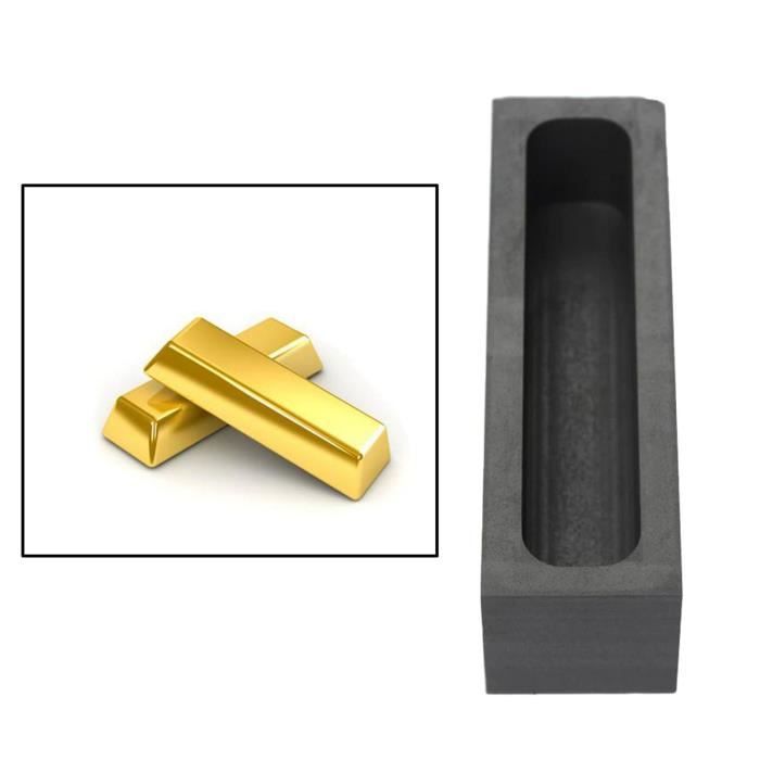 Moule De Lingot En Graphite Pour La Coulée De Métaux En Fusion Or