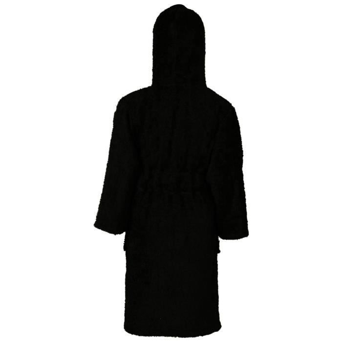 Peignoir eponge noir hotsell