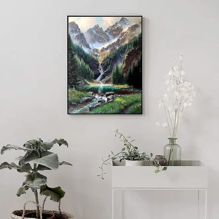 Vernis a ongles,Mountain Landscape Diamond Painting Kit pour adultes 5d Diy  Broderie Décoration 30 * 40cm[E529195381] - Cdiscount Au quotidien