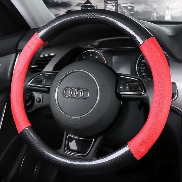 Fdit Anneau de volant pour Audi Garniture de couverture d'anneau de volant  de voiture en alliage d'aluminium pour Audi A1 A3 A4 A5 - Cdiscount Auto
