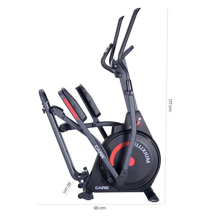 Vélo elliptique ELLIXIUM FD CARE pliable et connecté