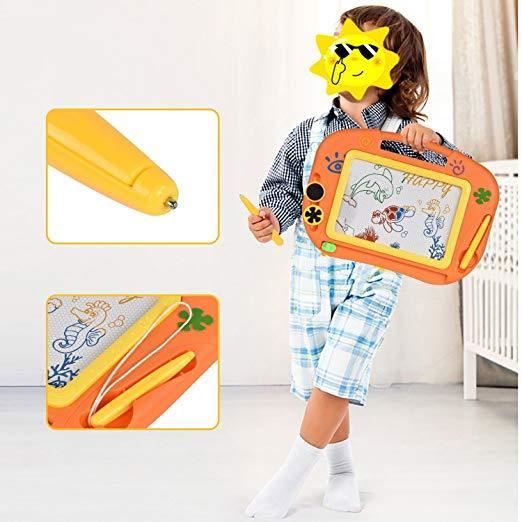 Neoot Planche à dessin magnétique, jouets pour tout-petits de 1, 2, 3 ans,  tableau de gribouillage effaçable pour enfants, jouets éducatifs, cadeau