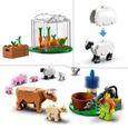 LEGO 60346 City La Grange et les Animaux de la Ferme, Figurines Mouton et Vache, Jouet Tracteur avec Remorque, Enfants Dès 4 Ans-3