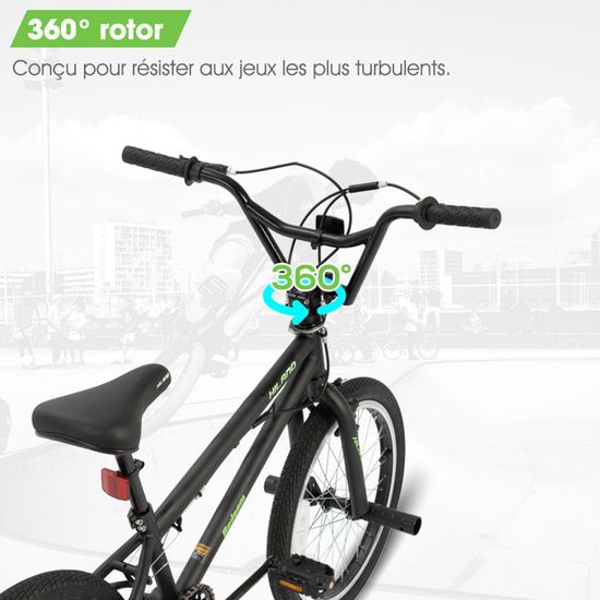 BMX Freestyle HILAND 20 Pouces – 4 Pegs Et Rotor 360° Pour Des Figures De Folie !