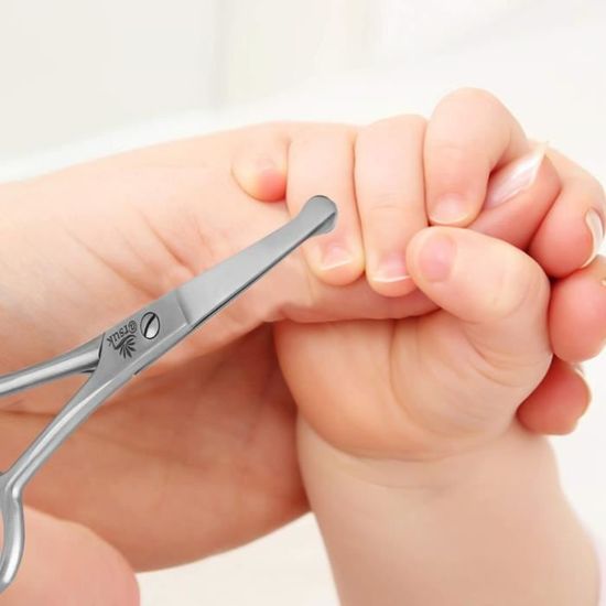 Bebe Ciseaux A Ongles Avec Conseils De Securite Pour Cuticule Manucure Pedicure Courbe Ciseaux Pince A Ongles En Acier Inoxydable Cdiscount Puericulture Eveil Bebe