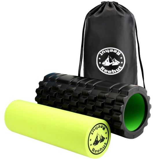 Reehut Foam Roller Rouleau De Massage En Mousse Pour Massage En Profondeur Concu Pour Une Serie D Exercices Commen Prix Pas Cher Cdiscount